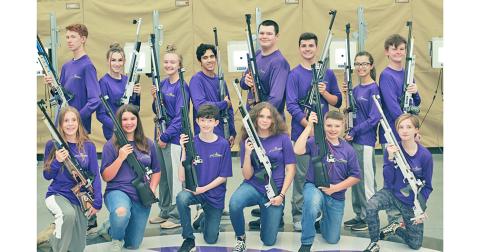 The Lumpkin Rifle team set a new high mark for highest team score in a match in program history against Dawson on Dec. 6, scoring 1,158 out of 1,200 possible points.