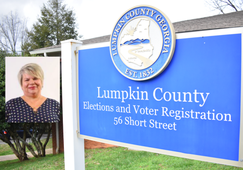 Lumpkin County’s Chief Registrar and Elections Manager has been arrested and charged with theft by taking Thursday evening.