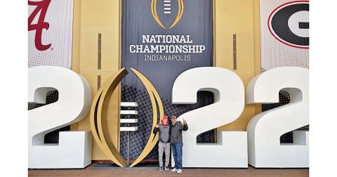 Tucker and Landon Greene were on hand for UGA’s first National Championship victory in four decades. Which means the Greenes are 2-0 in championships since Tucker’s dad Stuart was in New Orleans for the big win back in 1980.
