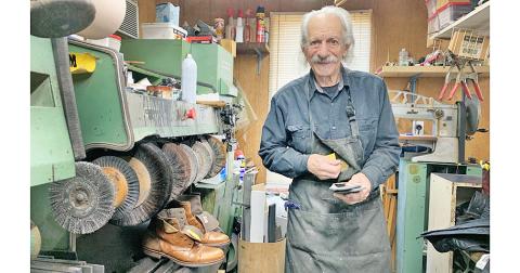 Leather crafter Jim Foley said he had to truly earn the title of Shoe Guy: “My grandfather said we can’t call you a Shoe Guy until you get paid and you ain’t ready to get paid yet.”