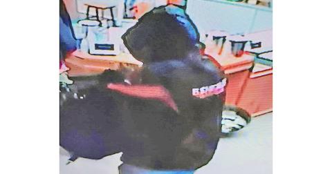 Surveillance footage captured an armed robbery at Crisson Gold Mine last week as the suspect entered the front store on Morrison Moore Parkway and made off with more than $100,000 in gold and jewelry.