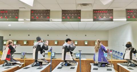 The Lumpkin Rifle team topped Riverside Military Academy with a score of 1,136 led by sophomore Liv Lusky with a score of 294.