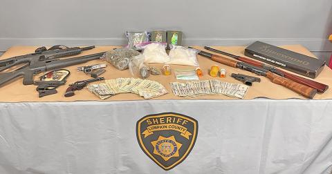 Investigators seized a sizable amount of contraband at a Dublin Court residence last week.