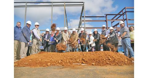State and local representatives, school officials and builders joined together to celebrate the long-awaited groundbreaking for what will be the new Lumpkin County Elementary School, which is set to open in Fall 2023.