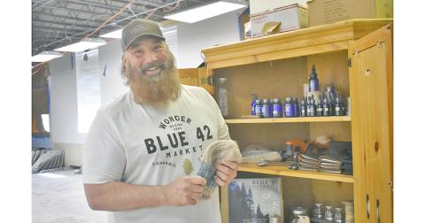 Henry Ostaszewski, owner of Blue 42 Organics, will soon be setting up shop on the corner of Arcadia and South Chestatee streets.