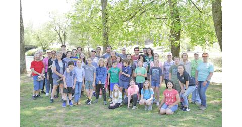 It was a true team effort at Yahoola Creek Park last Wednesday as members of several local organizations added numerous plants to the area around the All-Abilities Playground.