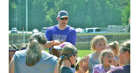 LCHS Softball head coach Joseph Jones and his coaching staff held a camp last week for elementary school aged softball players to come hone their skills and most importantly, develop a love for the sport of softball.