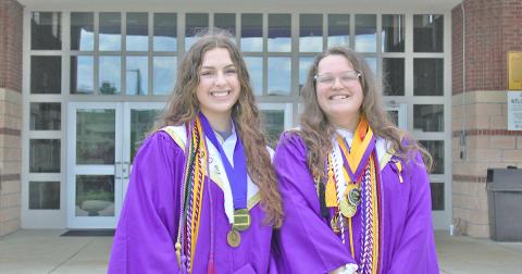Valedictorian Kira May and Salutatorian Piper Spraker have already topped their class and now look to the future.