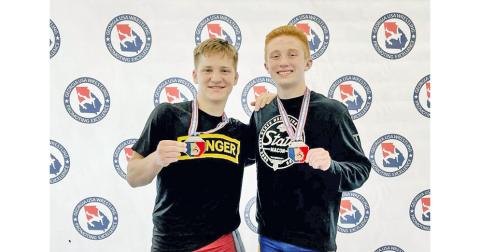 Nathan Nielsen (left) and Austin Marshall will represent Lumpkin County as members of Team Georgia at Nationals in Fargo, North Dakota starting this weekend.
