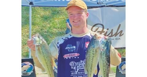 Scooter Ligon became the first Lumpkin County student to accept a scholarship for bass fishing.