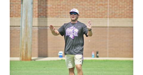 New LCMS Football head coach Zack Stroud looks for his program to become a foundation for the high school football team, providing good players that already fit into the high school system upon arrival.