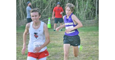 Lumpkin runner Sam Edwards raced his way to a personal best in North Hall last week.