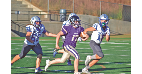 Lumpkin 7th grader Caleb Yorkey had a big game for the Indians as they defeated Fannin County last week in a game played at LCHS.