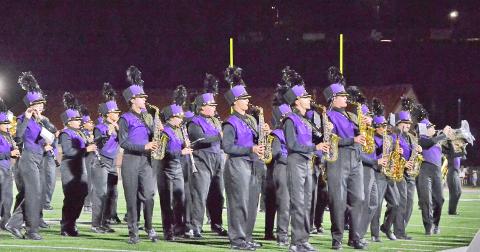 The Lumpkin County High School Band of Gold performers not only entertains football fans at halftime, they also show off their hard-earned skills at competitions throughout the year.
