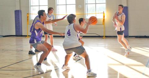 The Lumpkin County High School boys basketball team has been practicing for their season opener this week.