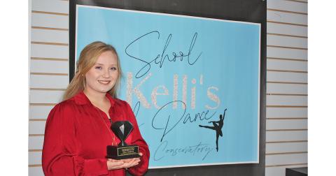 Dance instructor Kelli Roberts was recently recognized for her business savvy by her alma mater, the University of North Georgia.
