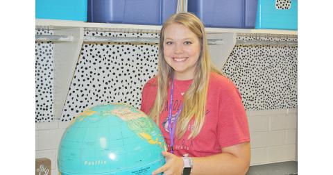 First grade teacher Morgan McCrary said she hopes to give her students a passion for reading, which can have a lasting impact rest of their lives.
