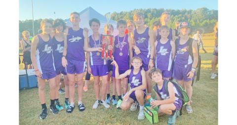 The Lumpkin County Middle School boys cross-country team raced their way to a region championship last month.