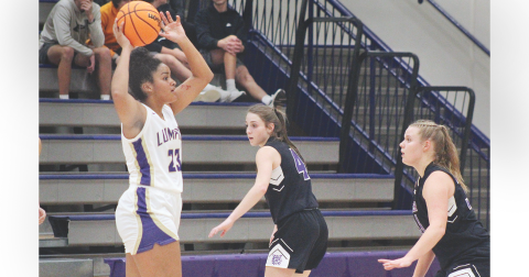 Lumpkin’s Kate Jackson totaled 11 points and eight rebounds against Gilmer last week.