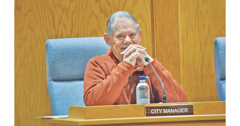 Bill Lewis stepped down as the interim City Manager after reading a prepared statement at last Monday’s meeting.