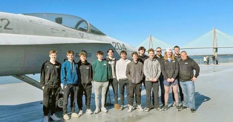 The Lumpkin County boys basketball team visited several historical places while in Charleston for the Carolina Invitational.