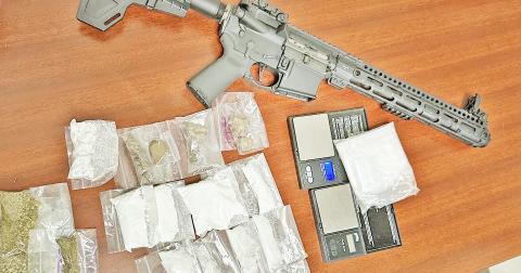 A search of a Lewis School Road residence turned up a sizable amount of illegal drugs last week, according to officials from the Lumpkin County Sheriff’s Office.
