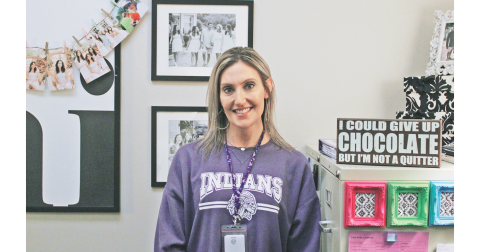 LCHS Guidance Counselor Kate Jarrard works to facilitate a peaceful and productive educational environment for students.