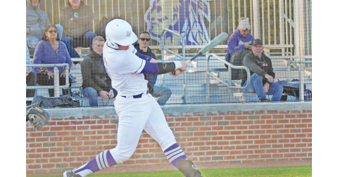 Lumpkin County’s Dakota Bennett takes a cut during last week’s games for the Indians.