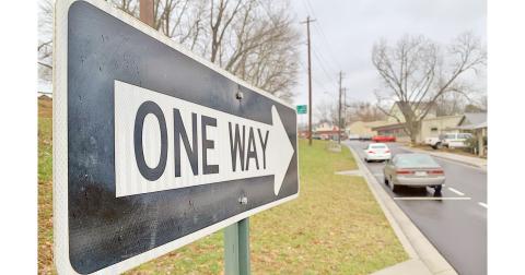 Council members are currently considering a shift from one-way to two-way traffic on the downtown Dahlonega road of Enota Street.
