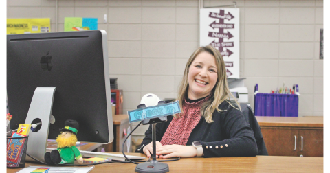 Lumpkin County Elementary School Media Specialist Jessica Conner is ready to help Dahlonega’s young students discover exciting new books to read.