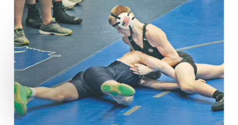 Lumpkin’s Xander Nielsen earned a third place finish for the middle school team last week.