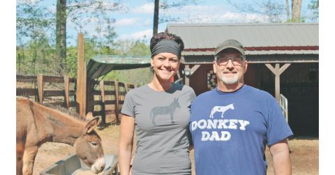 Healing Herds Sanctuary founders Aimee and Jim Guidetti began their mission to provide a home for abused and neglected donkeys in late 2021.