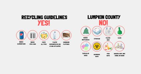 The County released helpful information for local recyclers
