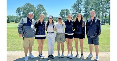 Lumpkin County High School girls golf team