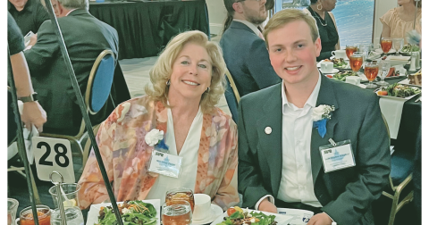 STAR Student Luke Schofield and his STAR Teacher from his 4th grade year, Cindy Teston attended the state STAR dinner recently. “She’s been a tremendous friend these past couple of years,” Schofield said. “She’s never forgotten me even though I was just a little kid.”