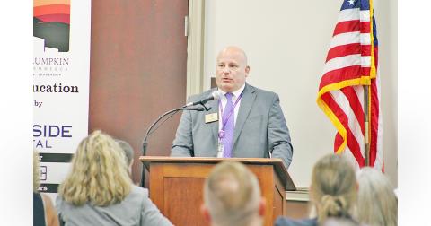 Lumpkin Schools Superintendent Dr. Rob Brown was one of four leaders of local educational institutions who were on hand last week to speak at the Chamber’s annual State of Education event. Also present were new UNG President Dr. Michael Shannon, Mountain Ed Charter High School Interim Superintendent Stan Davis, and Lanier Technical College President Tim McDonald.