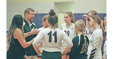 Head Coach Ron Thomaswick rallies his team to a clean sweep victory over the Pickens County Dragons.