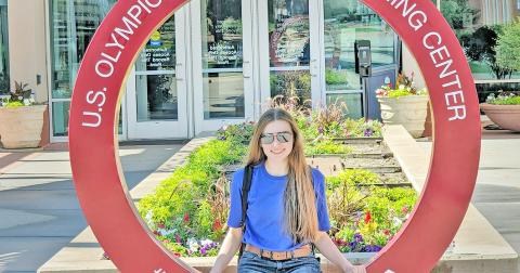 Madalyn Moyer traveled to the Olympic Training Center for competition this summer.