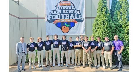 Lumpkin received an invitation to the the inaugural Georgia High School Football Media Day event. (Photo courtesy of Pat Conarro)