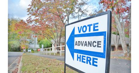 City election early voting turnout has seen a sluggish start at the election office at 56 Short Street.