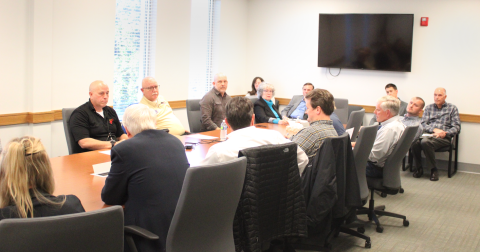 Members of the Dahlonega City Council, the Lumpkin County Board of Commissioners and their staffs gathered Monday afternoon for a special joint session.