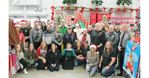Local deputies brightend the holidays for local children during the annual Shop with a Cop event sponsored by the Lumpkin County Sheriff’s Office, in partnership with Wal-Mart and Lumpkin County Family Connection.