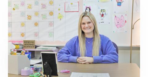 Lumpkin County Middle School’s Liz Stroud is the district’s 2025 Teacher of the Year award winner.