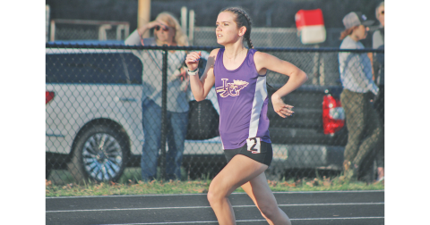 Keli George continues to have a stellar season on the track breaking her own previous school record.