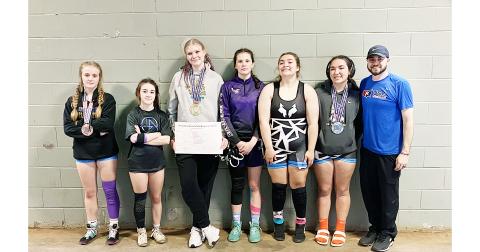 The Lumpkin County girls team included several Top-5 finishers.