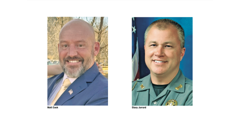 Lumpkin County voters will choose between incumbent Stacy Jarrard and challenger Matt Cook in the race for sheriff.