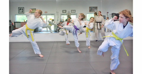 Athletes from kids to adults train at United Karate in Dahlonega.