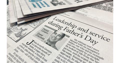 Patrick Conarro reflected on responsibility and accountability on the occasion of the 80th anniversary of D-Day this month.