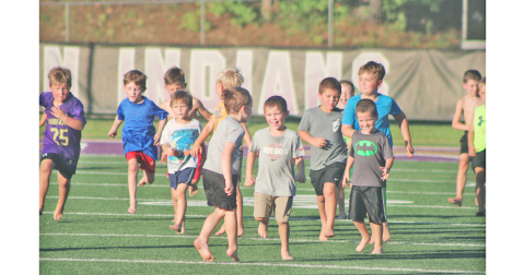 More than one hundred kids participated in last week’s Lumpkin County Football Summer Camp.