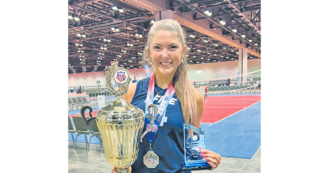 Morgan Powell became a two time All-American following the National tournament’s conclusion.